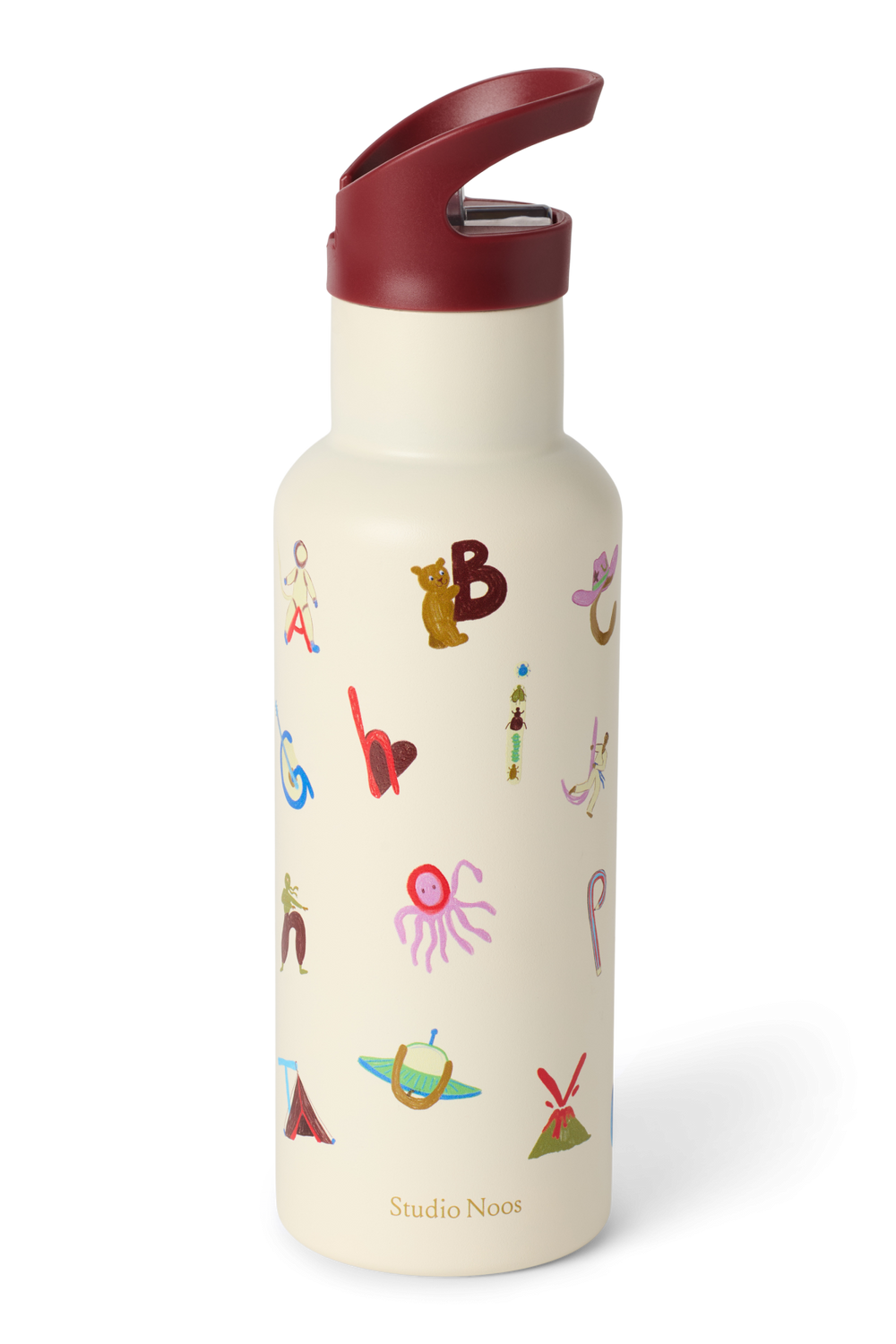 Edelstahl-Trinkflasche 500 ml | Alphabet