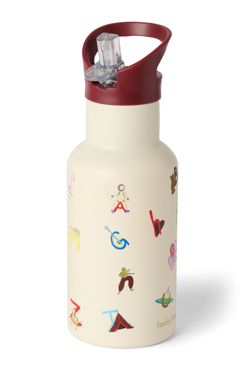 RVS drinkfles 350 ml | Alphabet