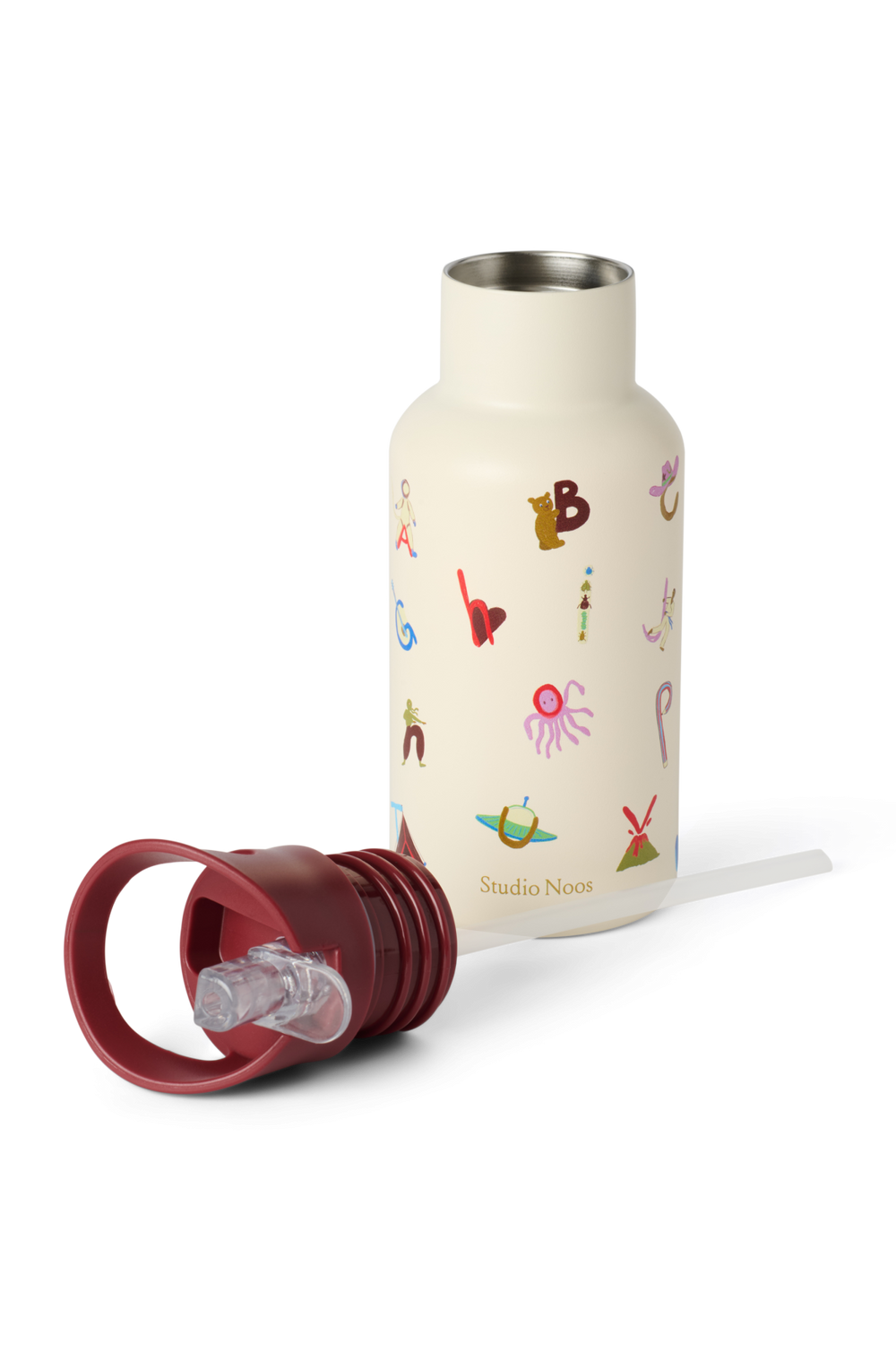 RVS drinkfles 350 ml | Alphabet