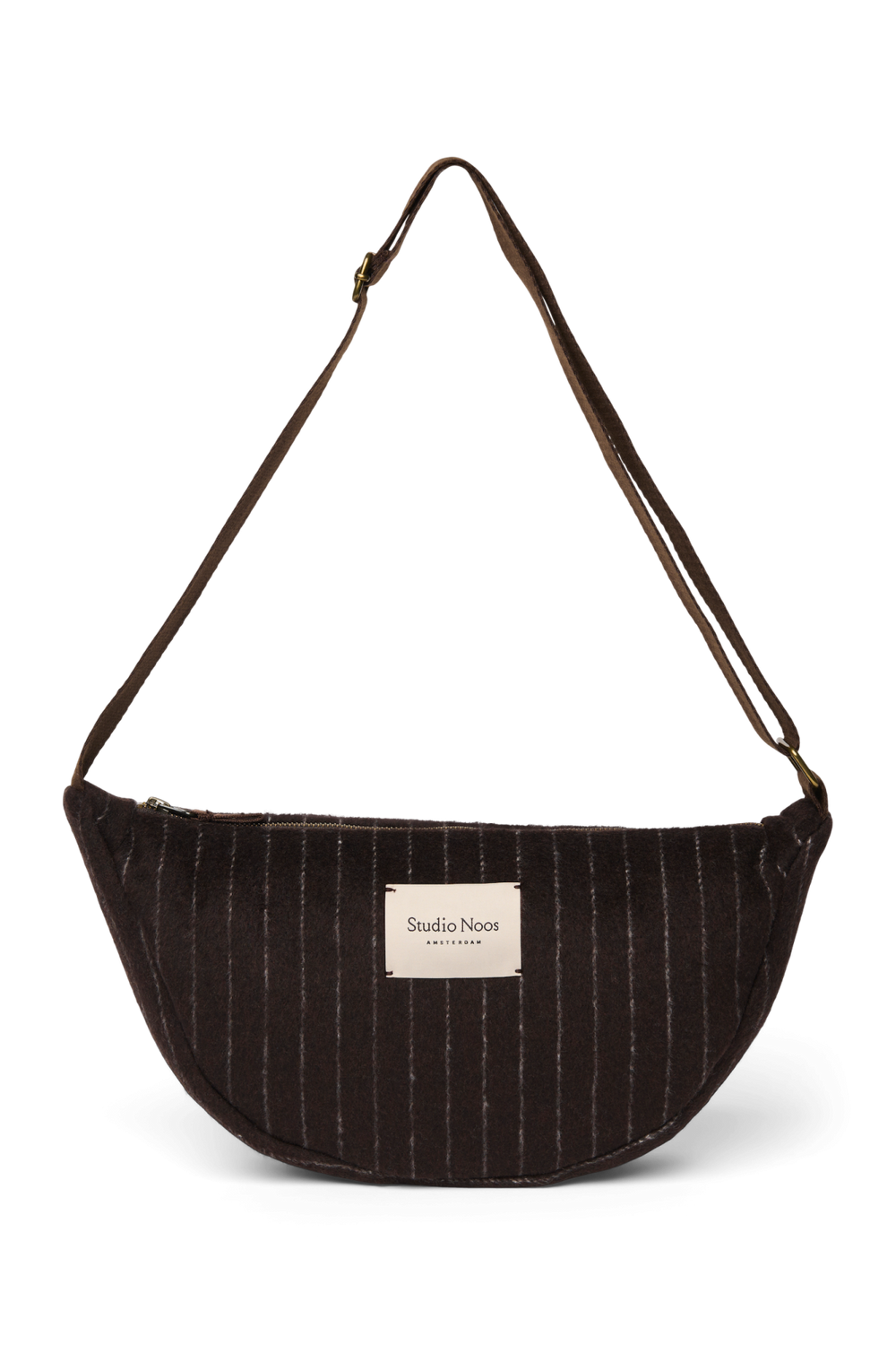 Flannel Chalkstripe Adult Fanny Pack | Brown