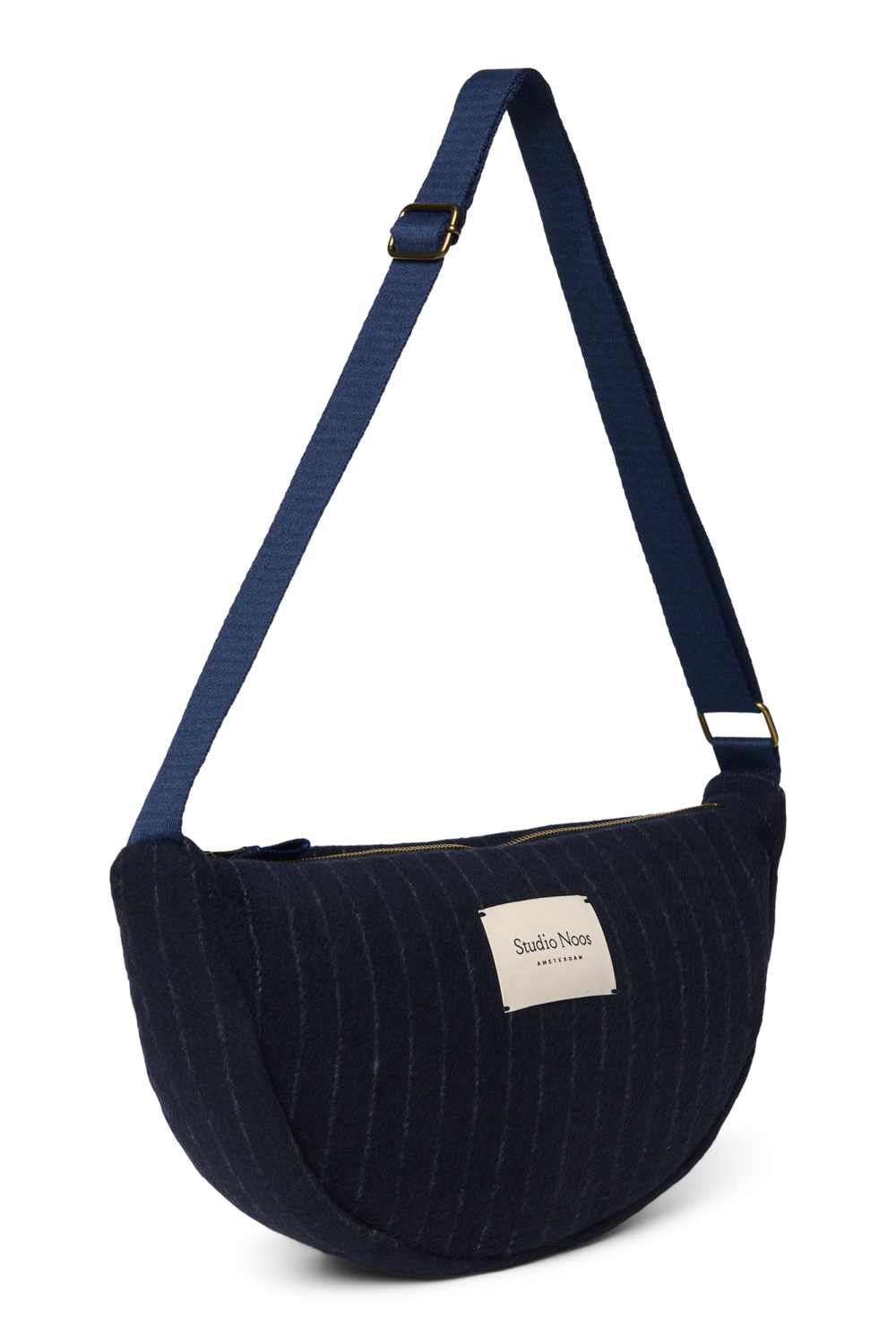 Flannel Chalkstripe Adult Fanny Pack | Dark Blue