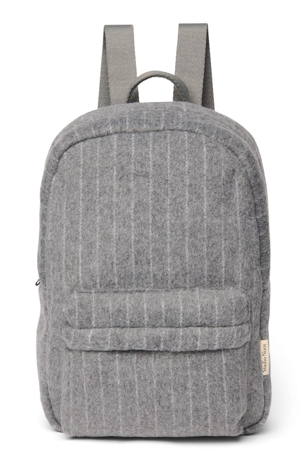 Flannel Chalkstripe Midi Backpack | Light Grey