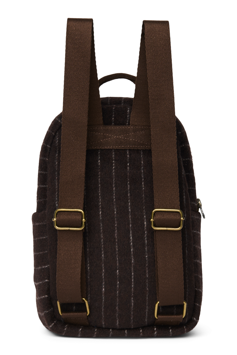 Flannel Chalkstripe Mini Backpack | Brown