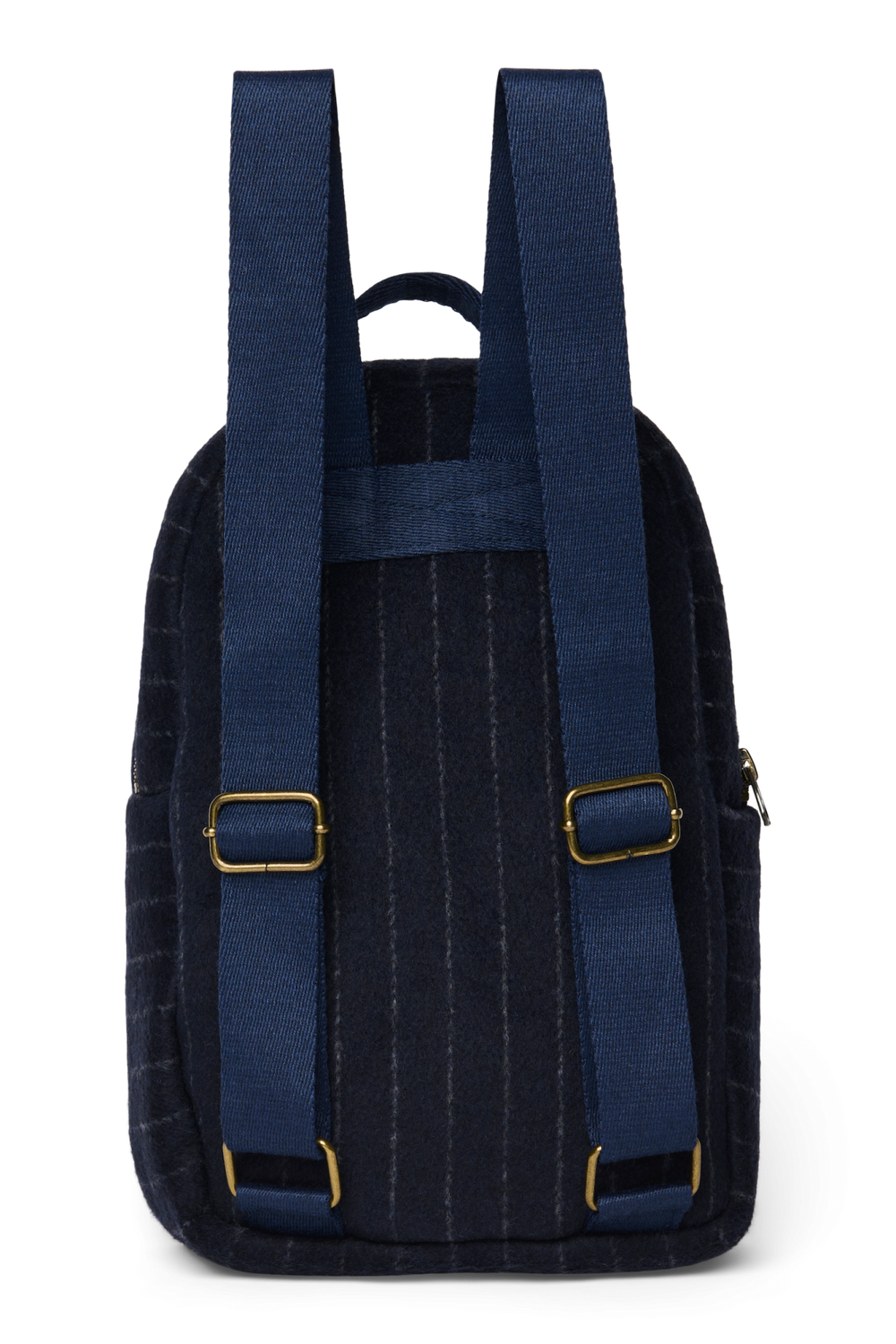 Flannel Chalkstripe Mini Backpack | Dark Blue