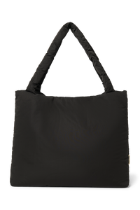 Black Puffy Mom Bag