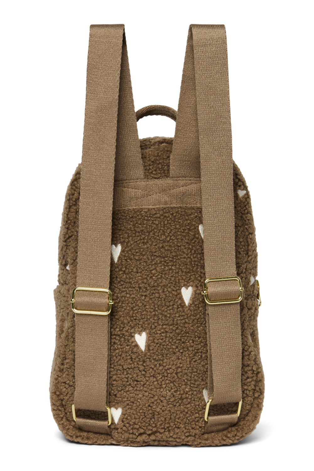 Teddy Mini-Rucksack | Brauner Hearts