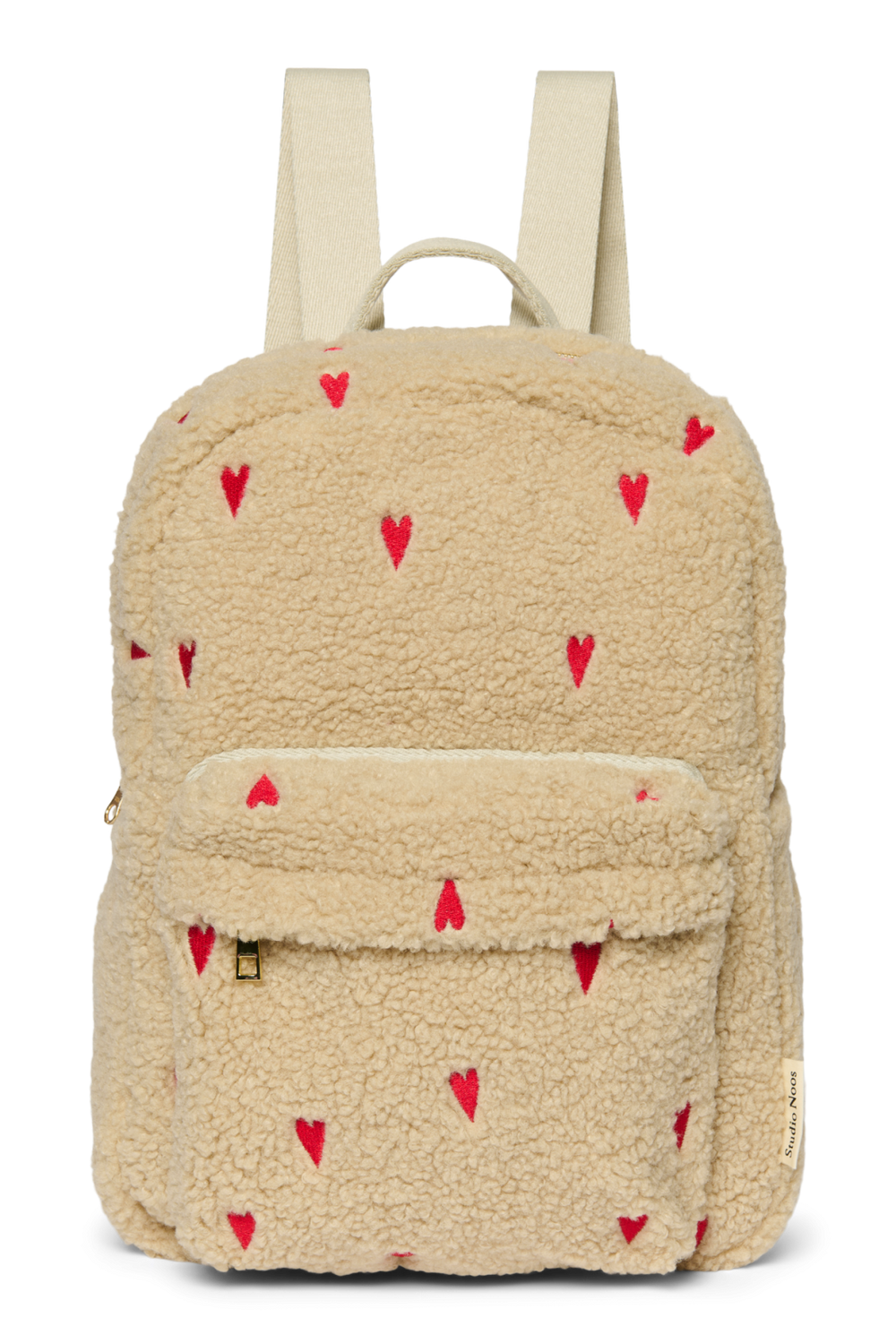Teddy Midi Rugzak | Ecru Hearts
