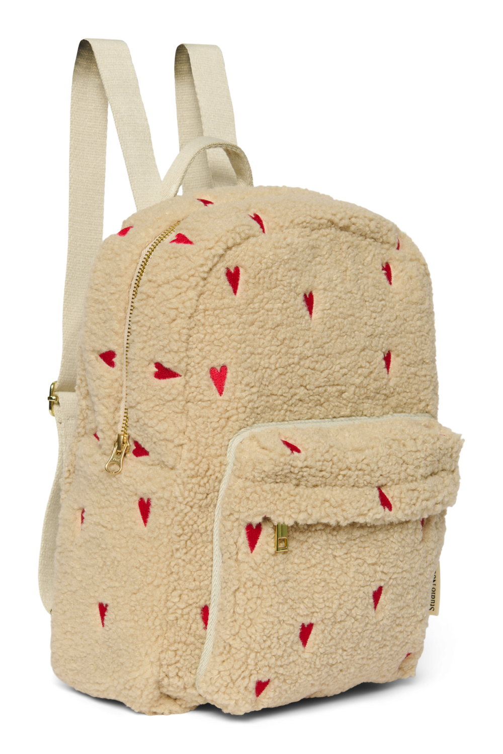 Teddy Midi Rugzak | Ecru Hearts