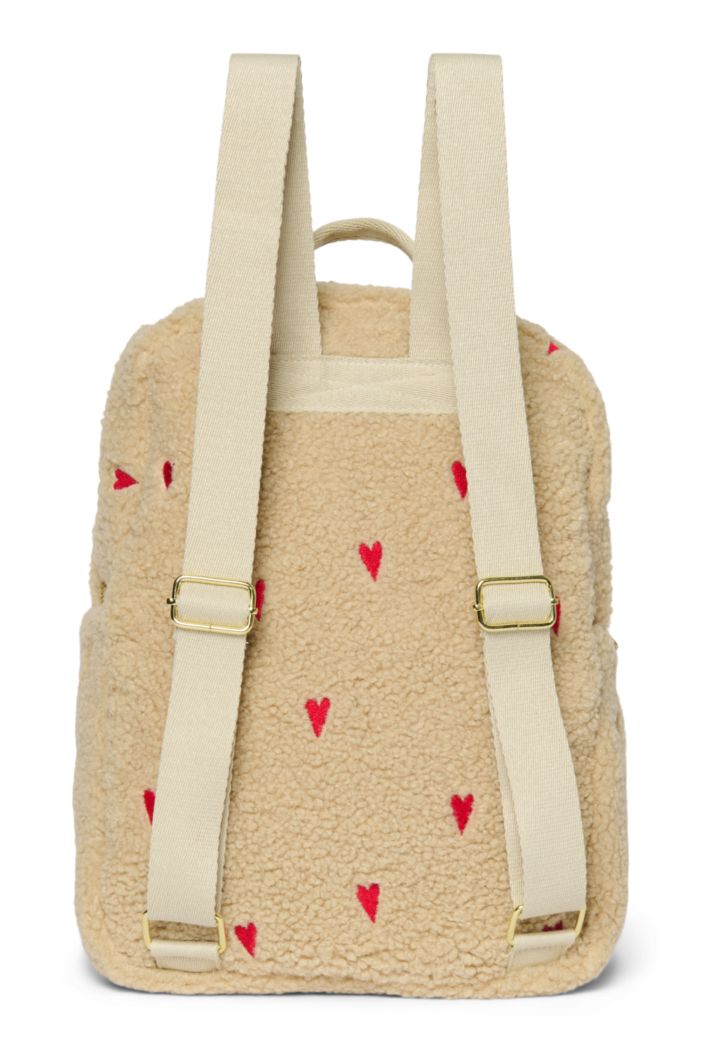 Teddy Midi Rugzak | Ecru Hearts