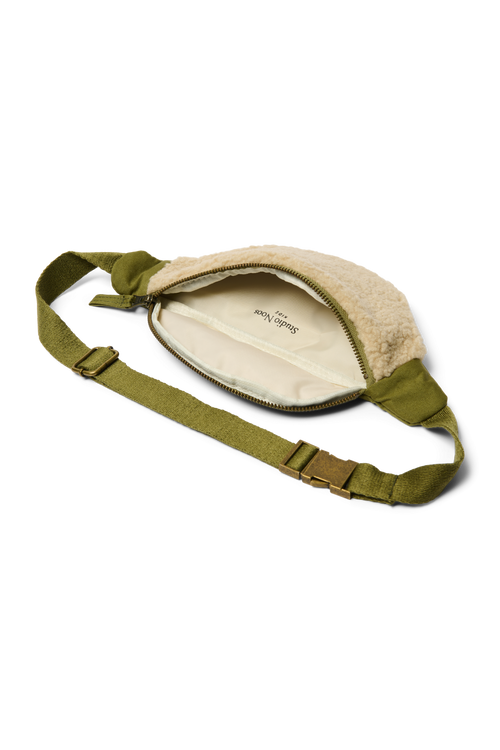 Cotton Mini Fanny Pack | Green