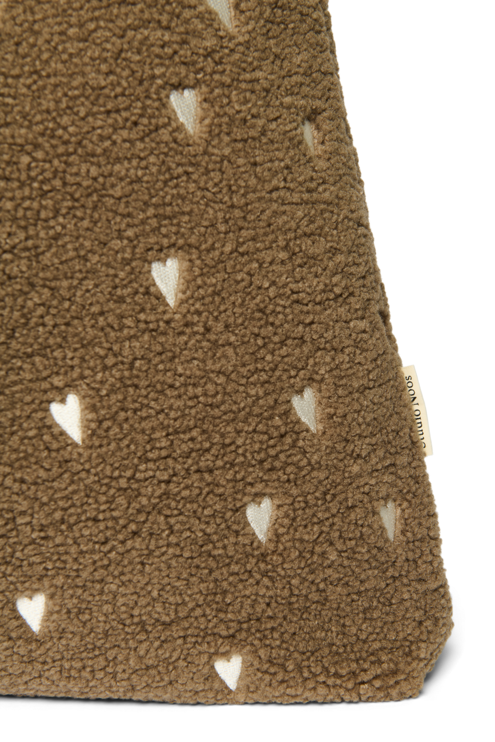 Teddy Mom Bag | Brown Hearts
