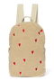 Teddy Mini Rugzak | Ecru Hearts