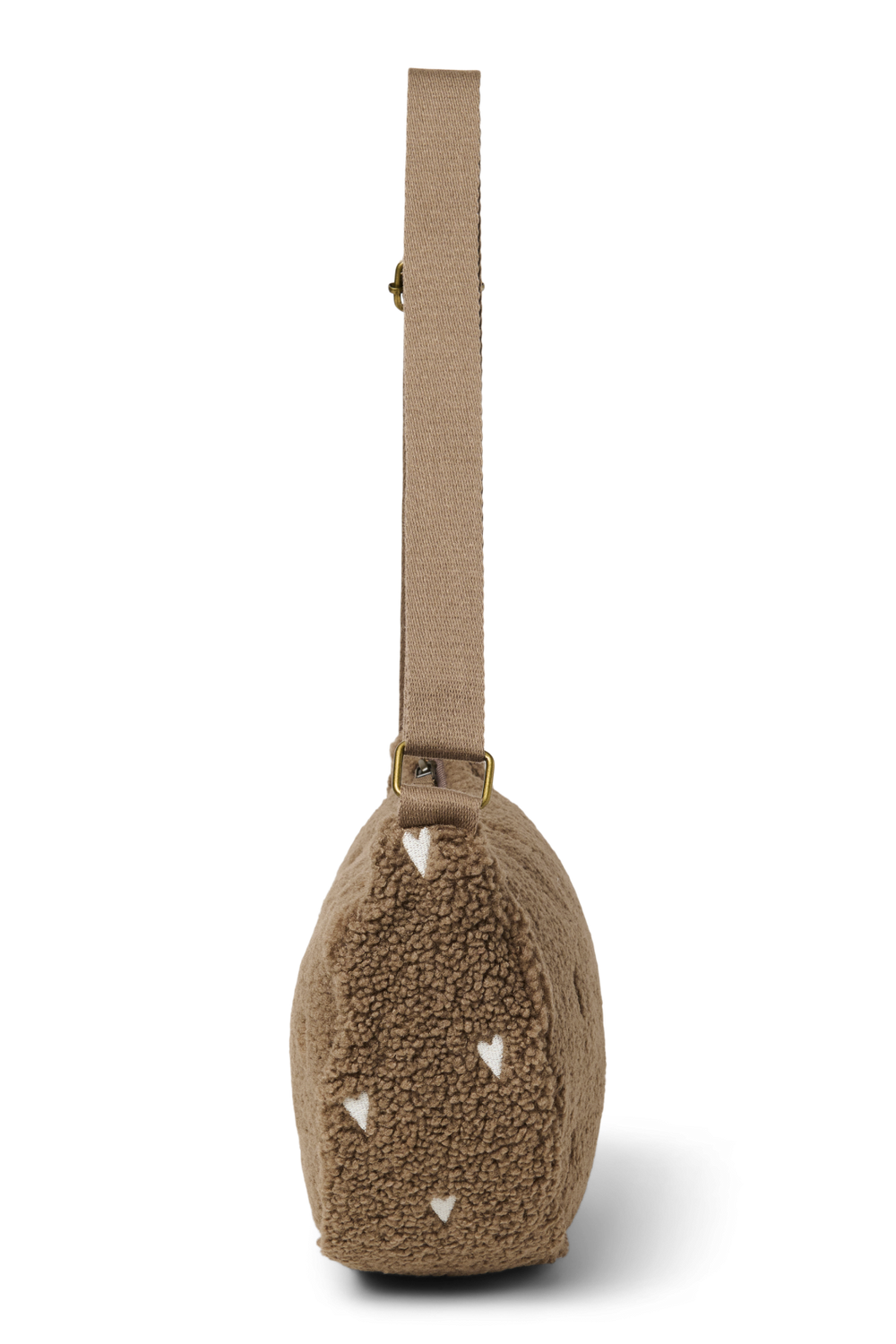 Teddy Adult Fanny Pack | Brown Hearts