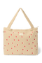 Teddy Hearts-Wickeltasche | Ecru