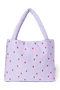 Paarse Hearts Puffy Mom Bag