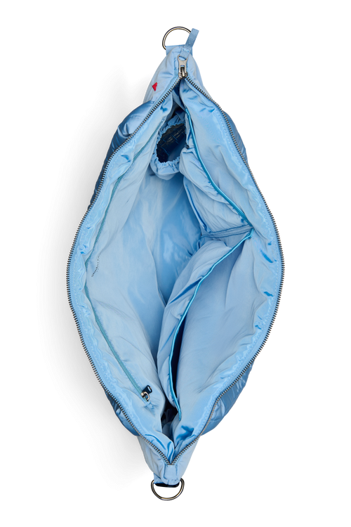 Lichtblauwe Hearts Puffy Luiertas