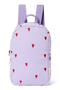 Puffy Mini Backpack | Purple Hearts