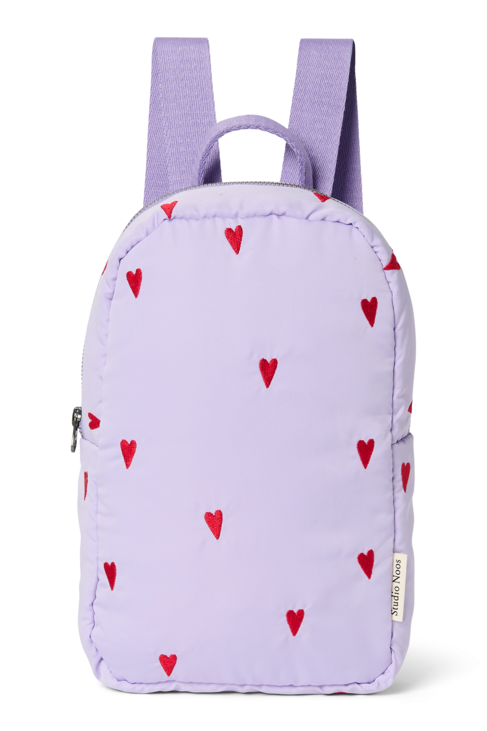 Lila Hearts Puffy Mini-Rucksack