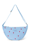 Puffy Adult Fanny Pack | Light Blue Hearts
