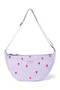Sac banane adulte puffy violet à cœurs