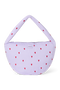 Lila Hearts Puffy-Umhängetasche