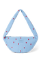 Puffy Mini Cross Body Bag | Light Blue Hearts