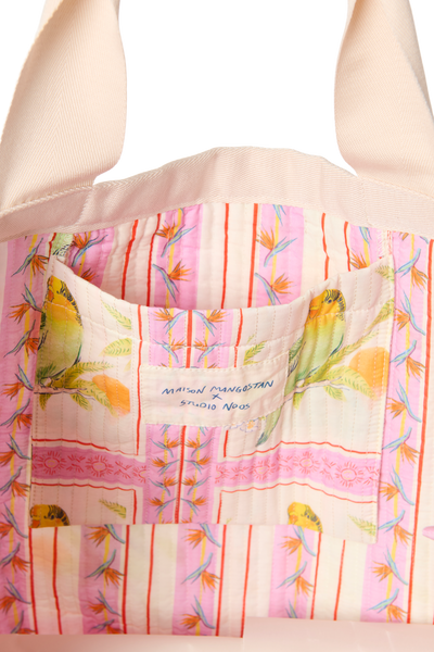 Maison Mangostan x Studio Noos Birds Sac De Plage