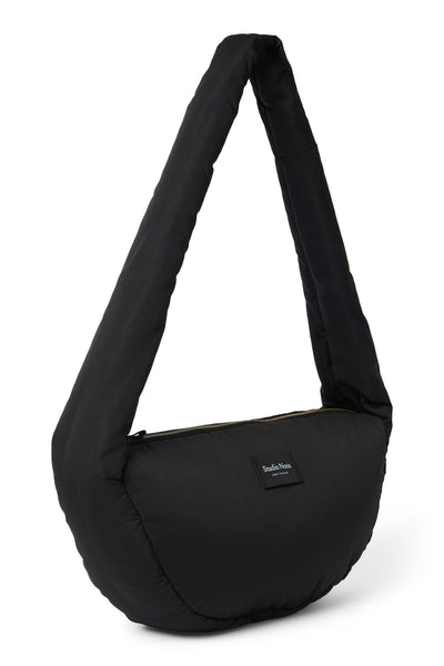 Puffy Mini Cross Body Bag | Black