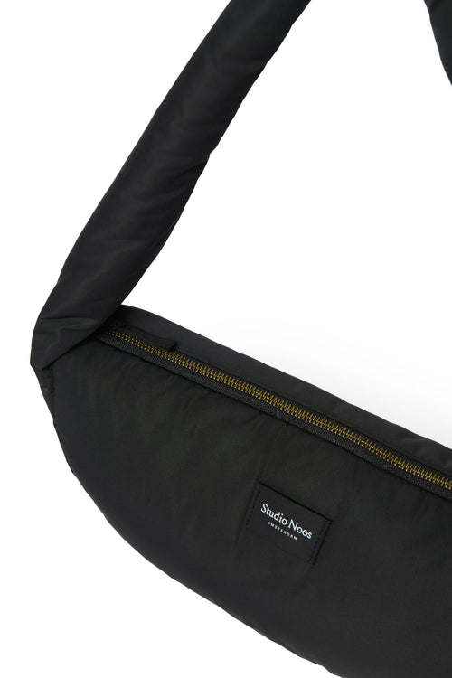 Puffy Mini Cross Body Bag | Black