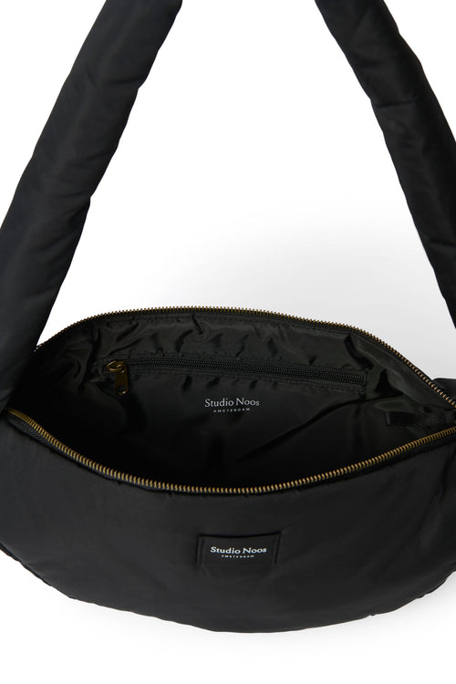 Puffy Mini Cross Body Bag | Black