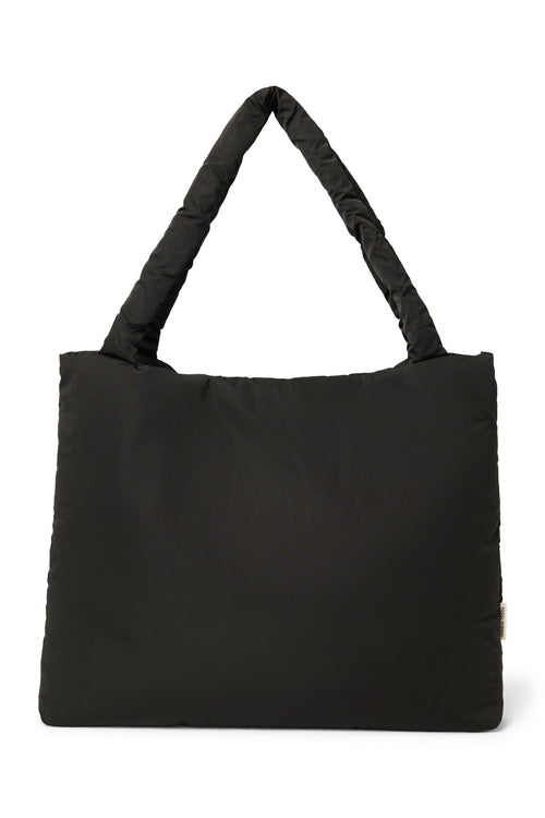 Matelassé Mom Bag | Noir