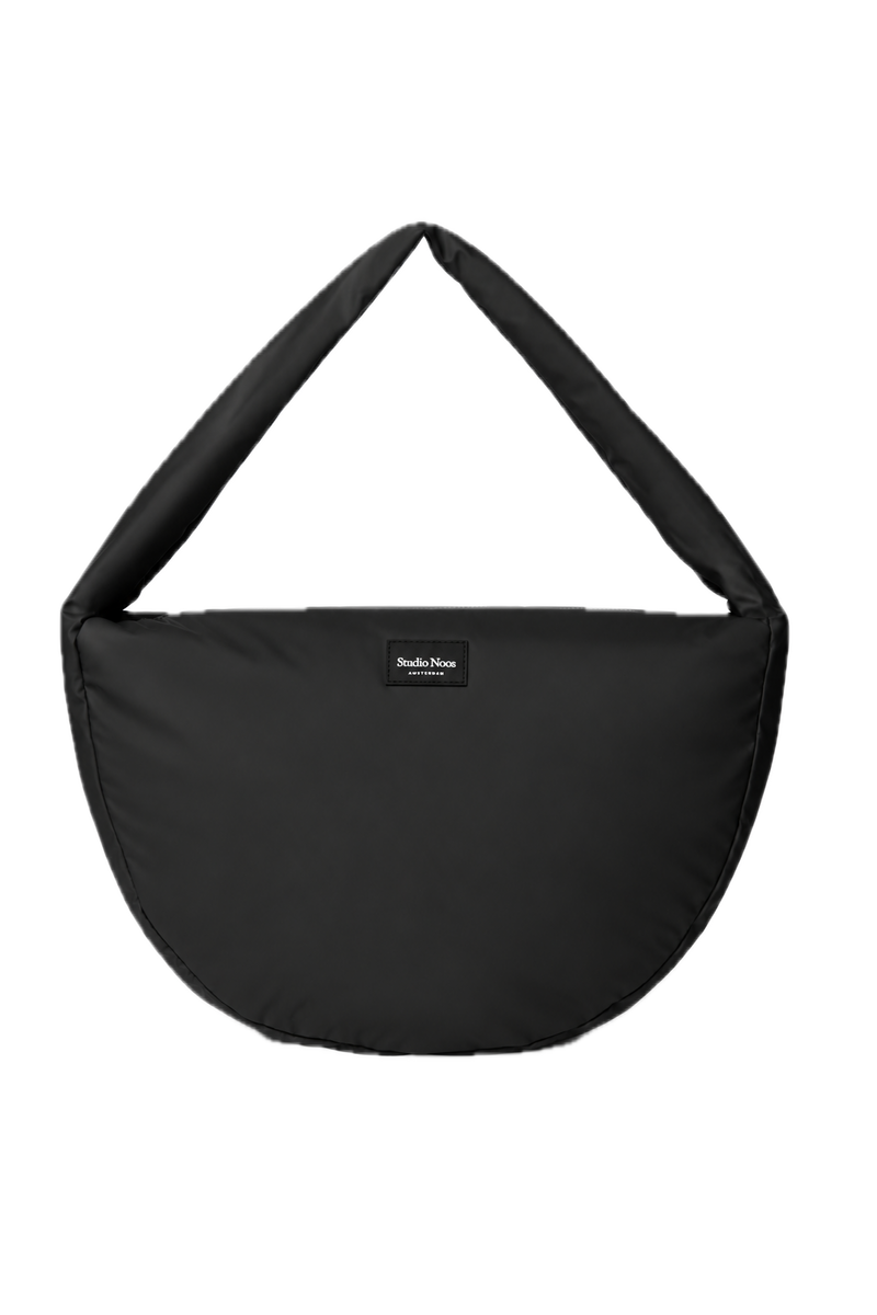 Rain Puffy Mini Cross Body Bag, Black