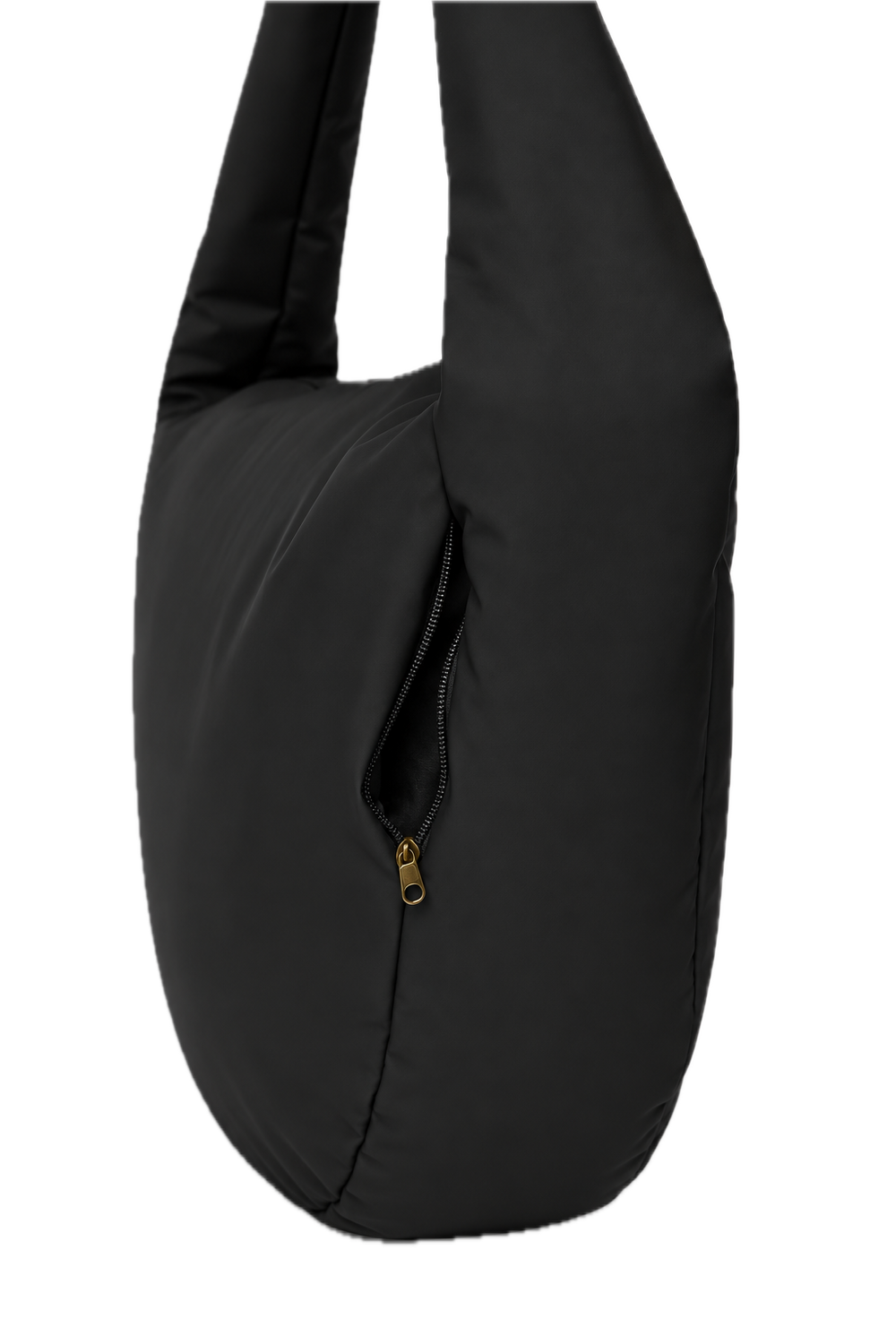 Rain Puffy Mini Cross Body Bag | Black