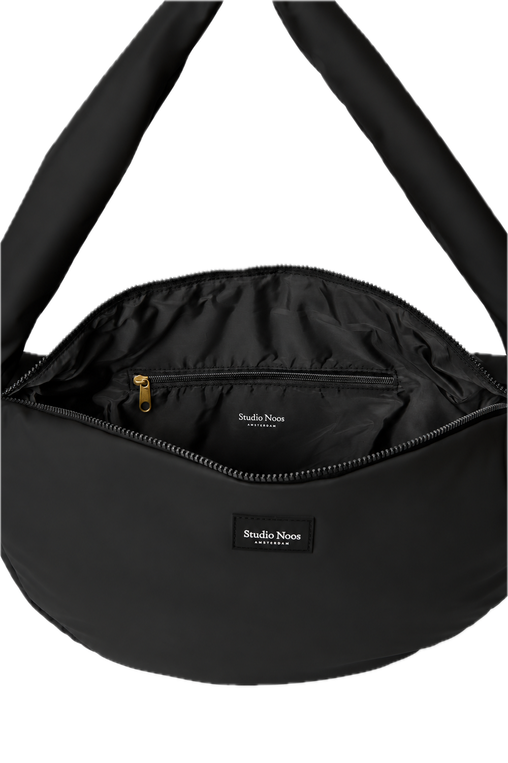 Rain Puffy Mini Cross Body Bag | Black