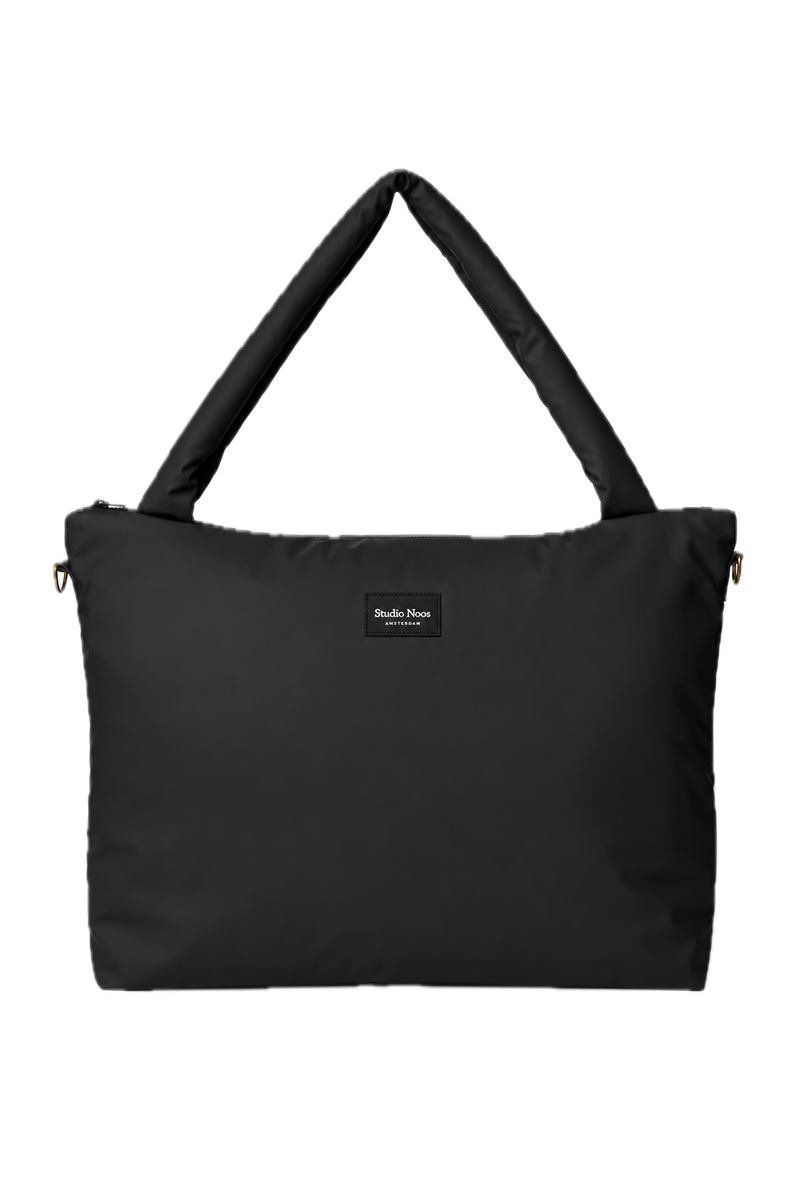 Rain Puffy Diaper Bag, Black