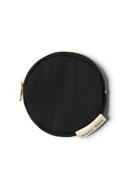 Matelassé Pochette À Monnaie | Noir