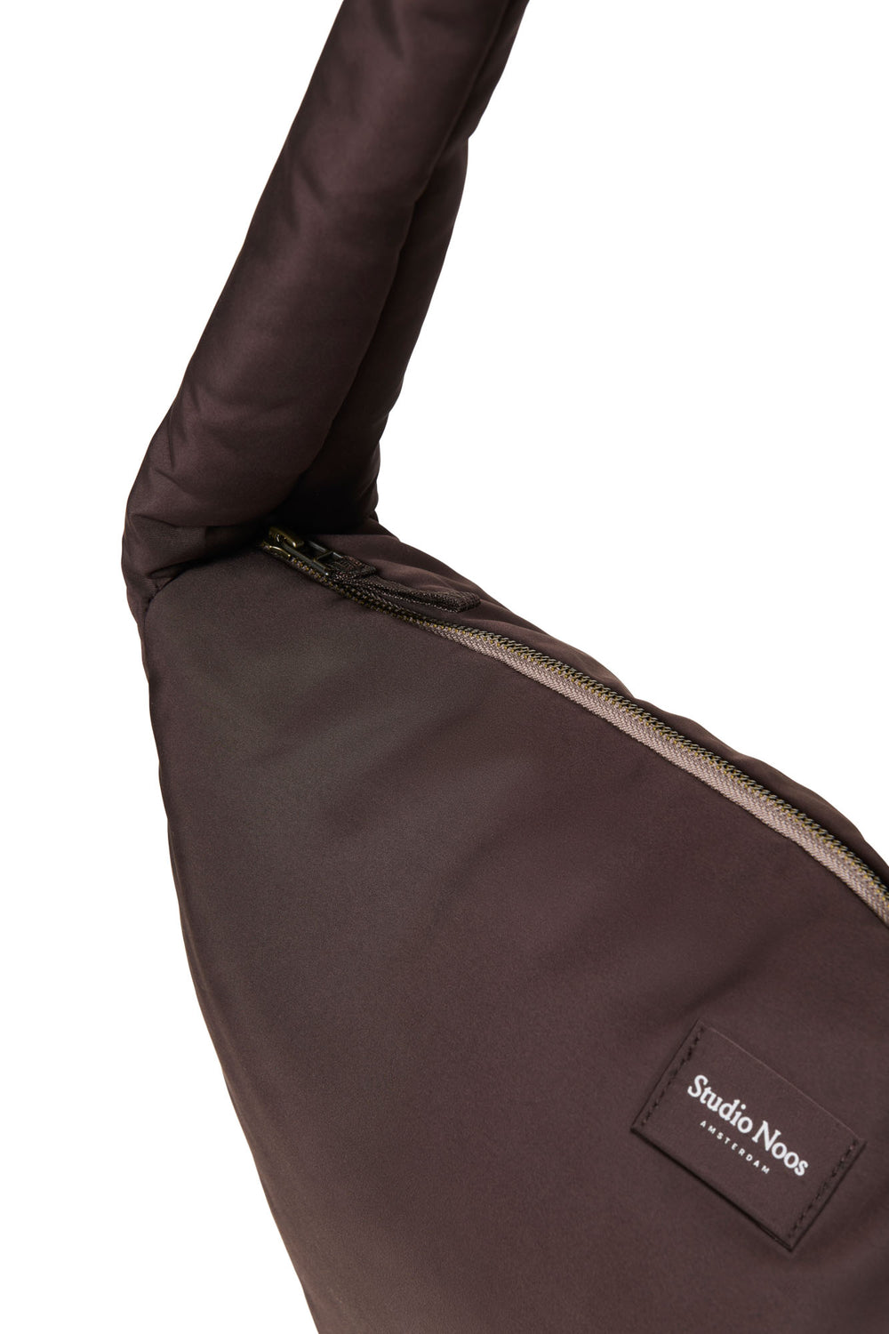 Puffy Cross Body Bag | Brown