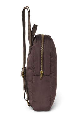 Puffy Mini Backpack | Brown