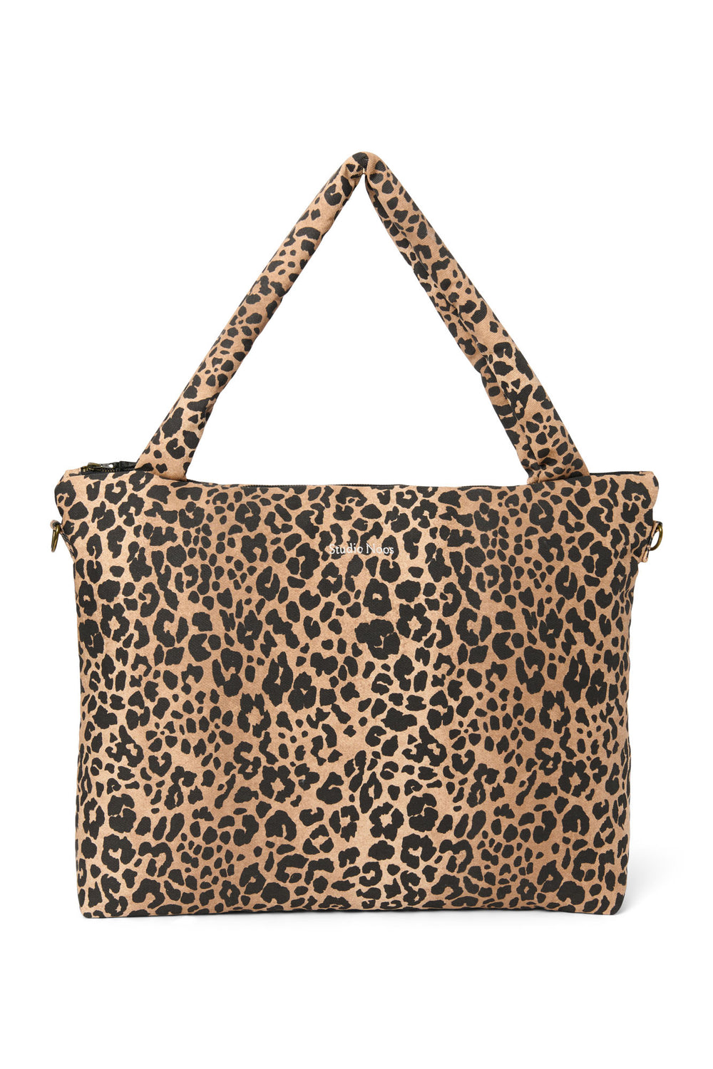 Brown Leopard Cotton Sac à langer