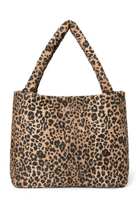 Brown Leopard Cotton Mom Bag