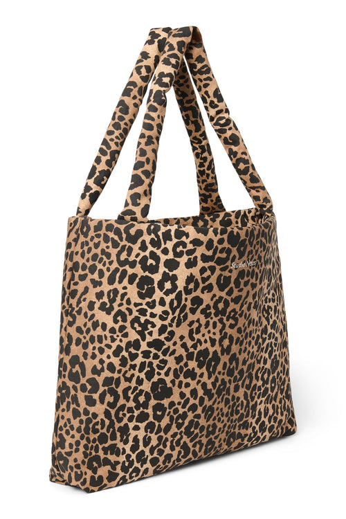 Cotton Mom Bag | Brown Leopard