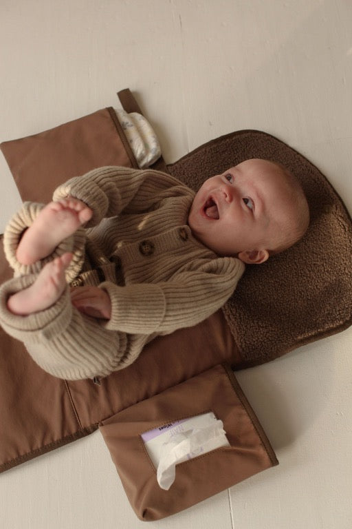 Teddy Changing Mat Plus | Brown