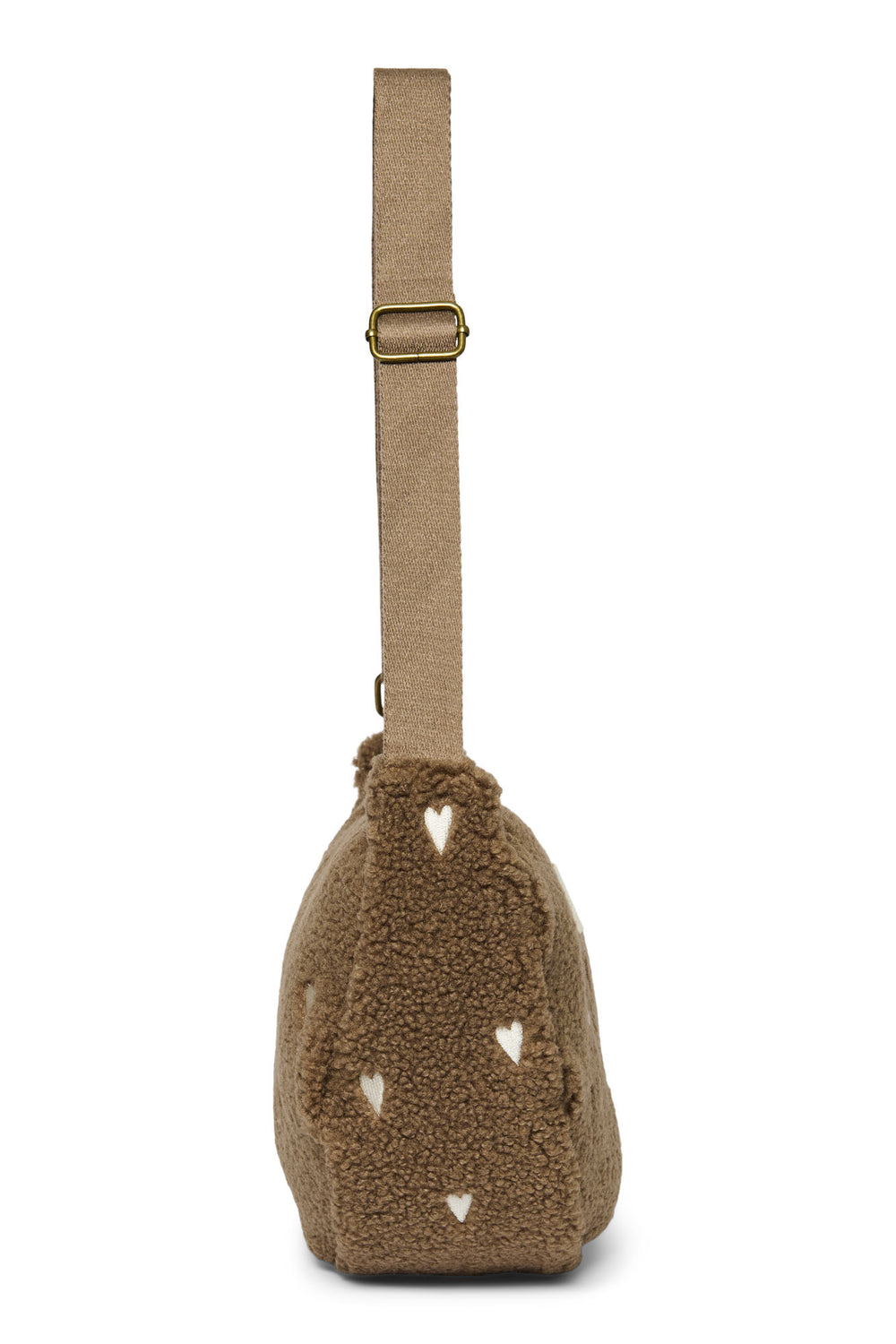 Teddy Adult Fanny Pack | Brown Hearts