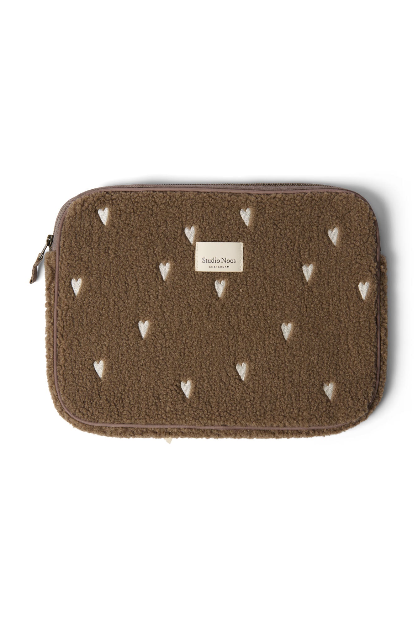 Bruine Teddy Hearts Laptop Hoes