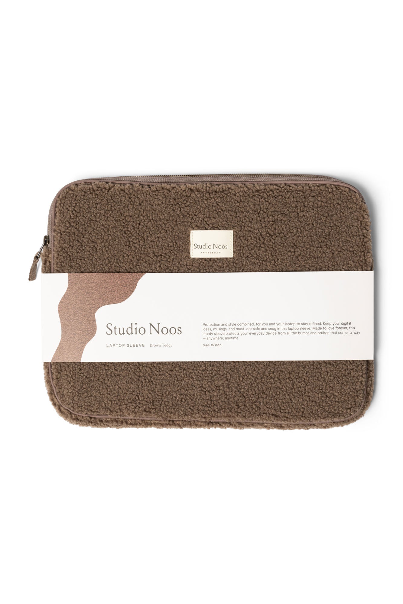 Teddy Laptop Sleeve 15 Inch | Brown