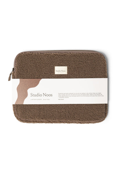 Teddy Laptop Sleeve 15 Inch | Brown