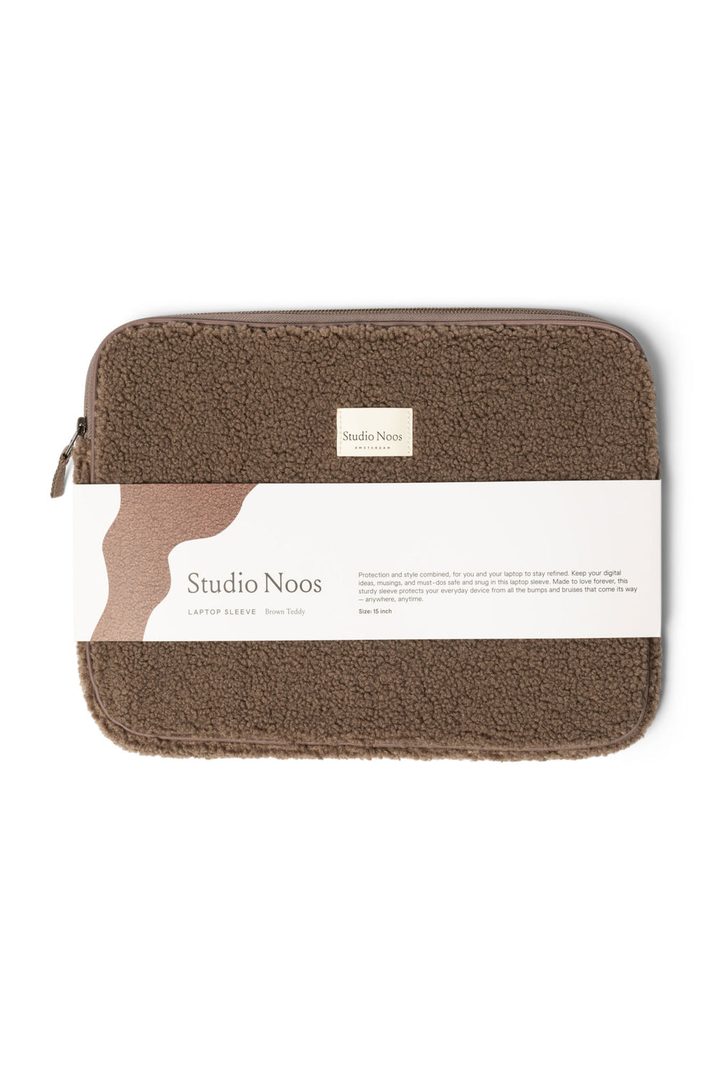 Teddy Laptop Sleeve 15 Inch | Brown