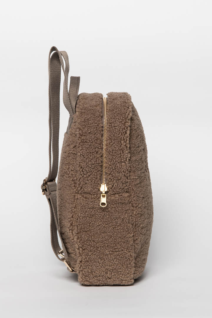 Teddy Mini-Rucksack | Brauner