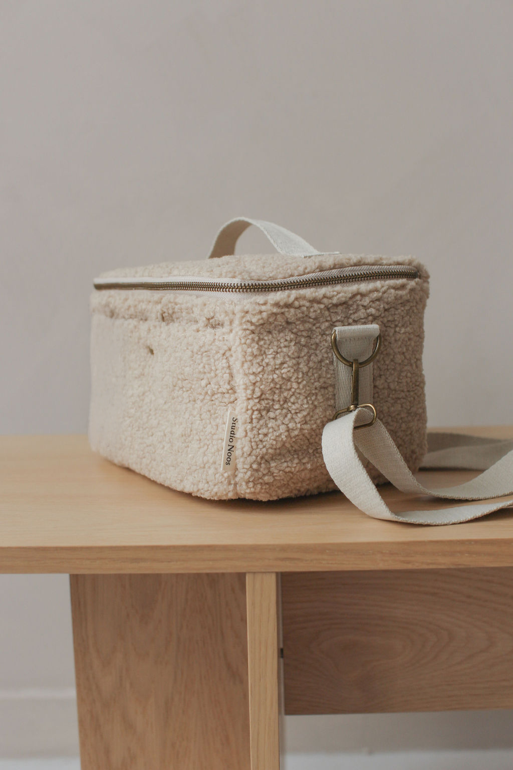 Teddy Cooler Bag | Ecru