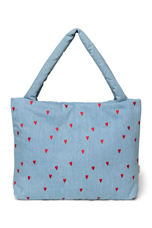 Denim Mom Bag | Bleu Hearts